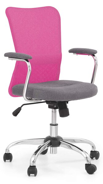 Kancelárska stolička ANDY - ružová