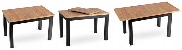 Rozkladací stôl do jedálne dub craft 120 - 160 cm