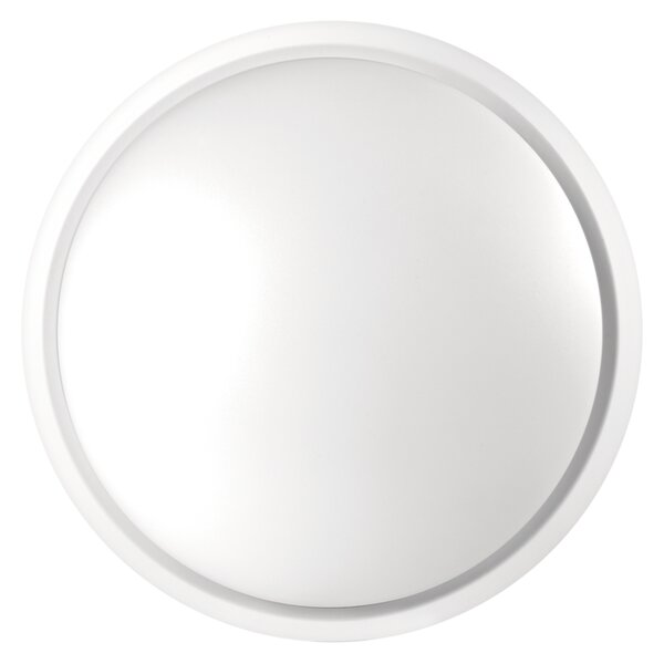 Bielečierne LED stropnínástěnné svítidlo Zuri 14W IP54 Farba svetla Teplá biela – LED lustre a svietidlá > LED stropné svietidlá