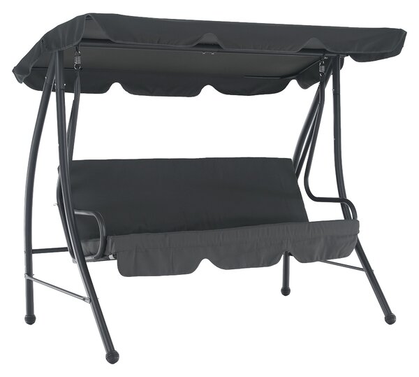 NovýNábytok.sk Záhradná hojdačka Kermit (sivá). Vlastná spoľahlivá doprava až k Vám domov. 1119441