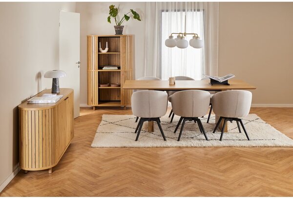 Komoda v dekore duba v prírodnej farbe 160x80x45 cm Colima – Actona