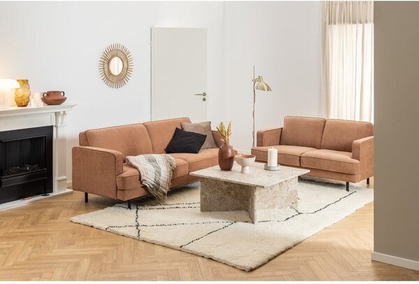 Béžový mramorový konferenčný stolík 90x90 cm Vega – Actona