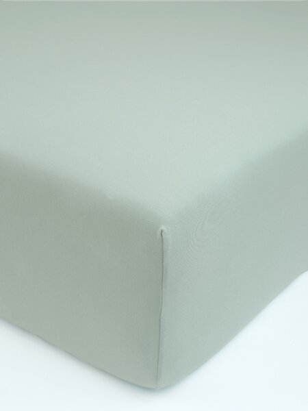 Jersey plachta s elastanom Deluxe 120 × 200 cm – šalviová