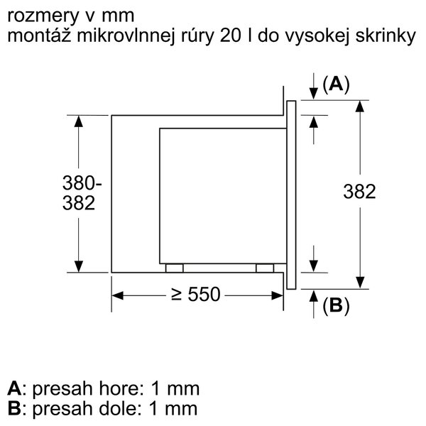 Bosch BFL623MB4 + kupóny na daľší nákup - Mikrovlnna rúra zabudovatelná