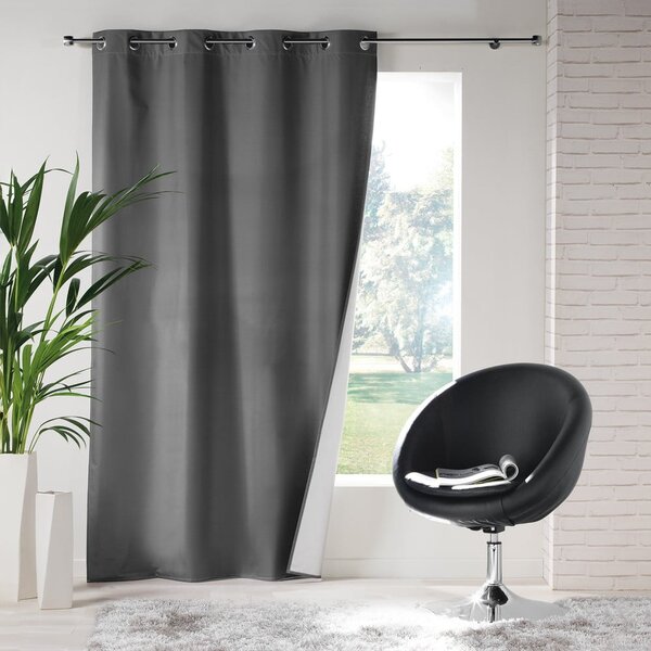Antracitový termo záves 140x260 cm Icemount – douceur d'intérieur