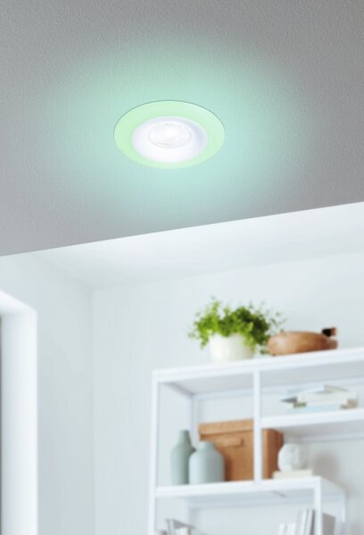 Eglo 901117- Sada 3x LED RGB stmievateľných kúpeľňových svietidiel CALONGE 3,8W/230V IP44 + diaľkový ovládač