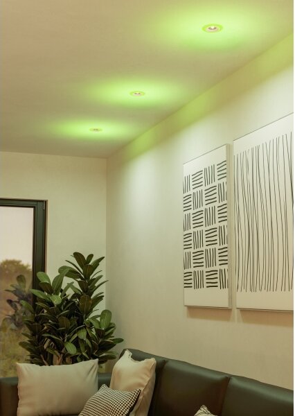 Eglo 901117- Sada 3x LED RGB stmievateľných kúpeľňových svietidiel CALONGE 3,8W/230V IP44 + diaľkový ovládač
