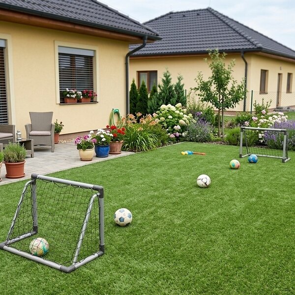 Europe Grass , Umelá tráva Profi Garden, vyrezať kruh, šíře 4m, zelená