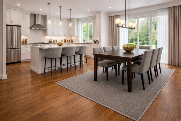 Vopi , Kusový koberec Udinese šedý štvorec, 80x80, šedá, chodba / predsieň