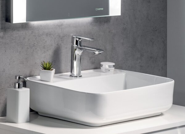 Sapho Sapho, PAX stojánkova umývadlová batéria bez výpuste, chrómová, XA02