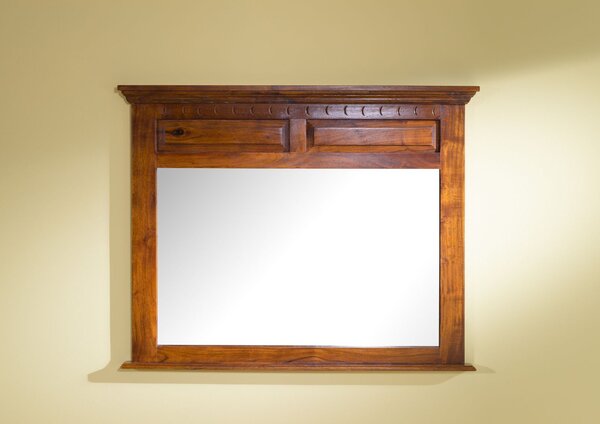 CAMBRIDGE HONEY Zrkadlo 110x87 cm, akácia