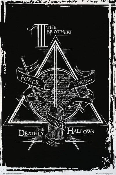 Plagát, Obraz - Harry Potter - Deathly Hallows Graphic, (61 x 91.5 cm)