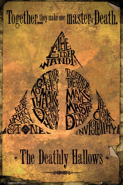 Plagát, Obraz - Harry Potter - Deathly Hallows, (61 x 91.5 cm)