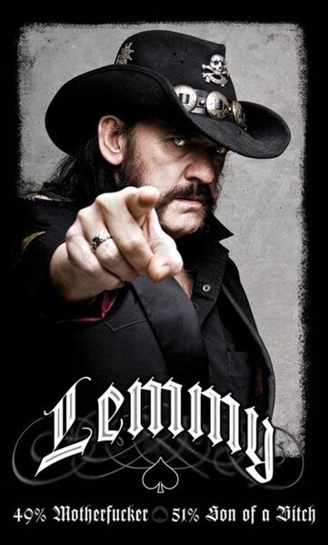 Plagát, Obraz - Lemmy - 49% mofo, (61 x 91.5 cm)
