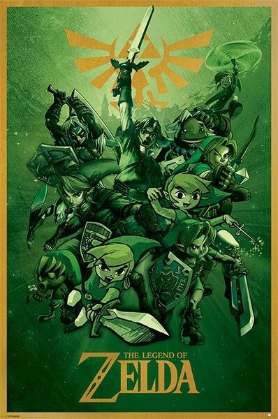 Plagát, Obraz - The Legend Of Zelda - Link