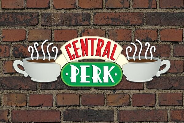 Plagát, Obraz - Priatelia TV - Central Perk Brick, (91.5 x 61 cm)