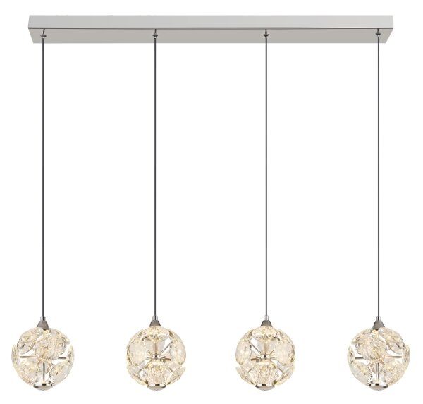 Globo 16047-4HC - Závesný LED luster na lanku VIRINA LED/32W/230V
