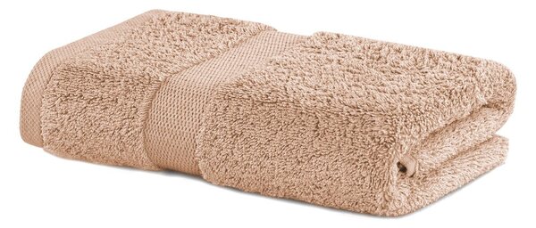 Béžový uterák DecoKing Marina, 50 × 100 cm