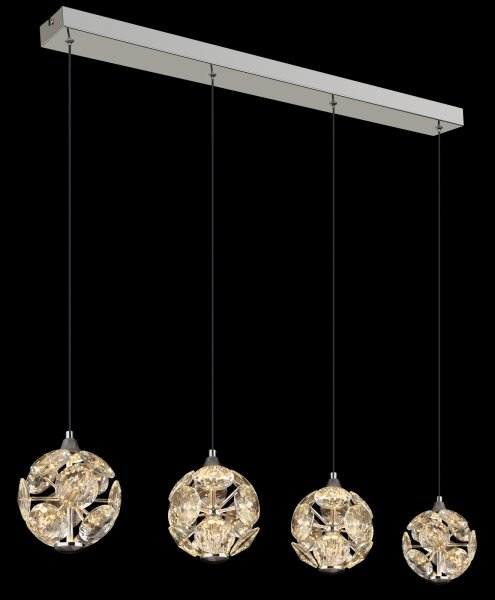 Globo 16047-4HC - Závesný LED luster na lanku VIRINA LED/32W/230V