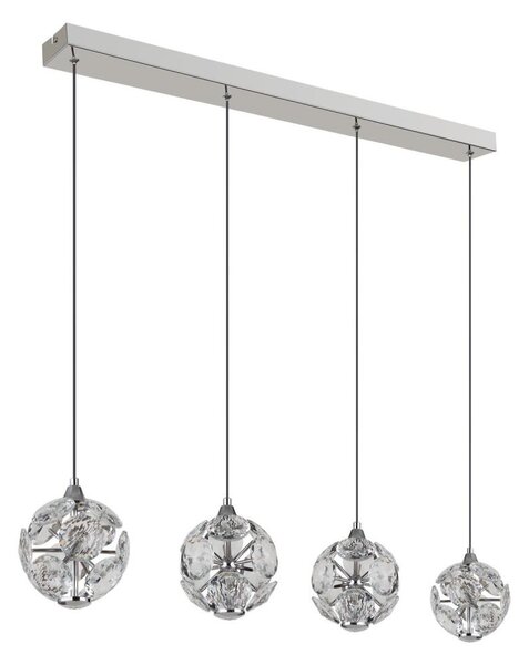 Globo 16047-4HC - Závesný LED luster na lanku VIRINA LED/32W/230V