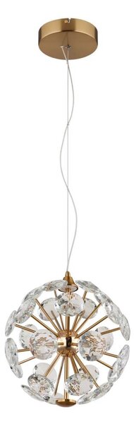 Globo 16047H - LED luster na lankách VIRINA LED/12W/230V 3000K zlatý
