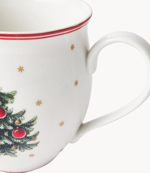 Súprava tanierov z porcelánu Toy's Delight, 2 osoby (6 dielov)