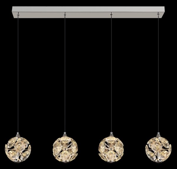 Globo 16047-4HC - Závesný LED luster na lanku VIRINA LED/32W/230V
