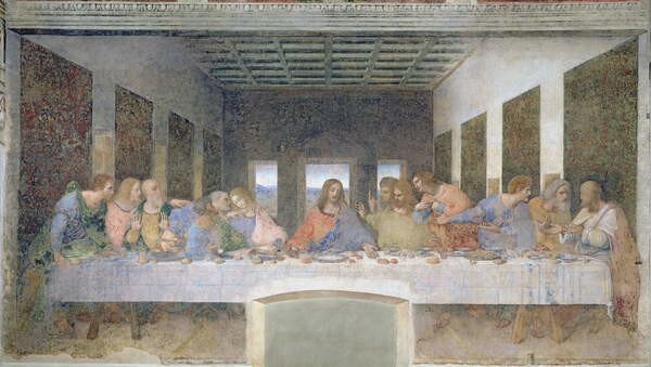 Leonardo da Vinci - Umelecká tlač The Last Supper, 1495-97 (fresco), (40 x 22.5 cm)