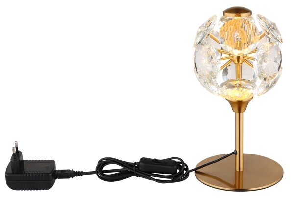 Globo 16047T - LED Stolná lampa VIRINA LED/8W/230V 3000K zlatá