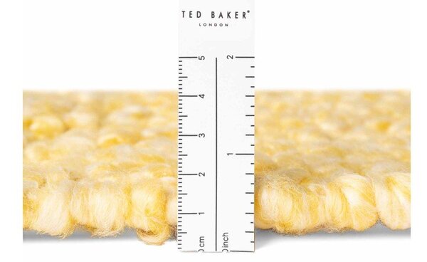 Žltý ručne tkaný koberec z materiálu buklé 200x290 cm Notting Hill Portobello – Ted Baker