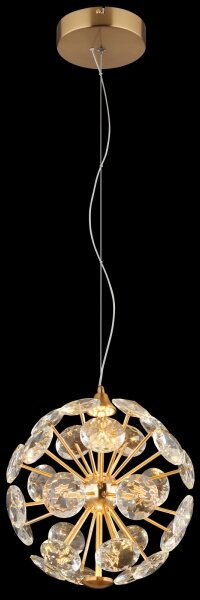 Globo 16047H - LED luster na lankách VIRINA LED/12W/230V 3000K zlatý