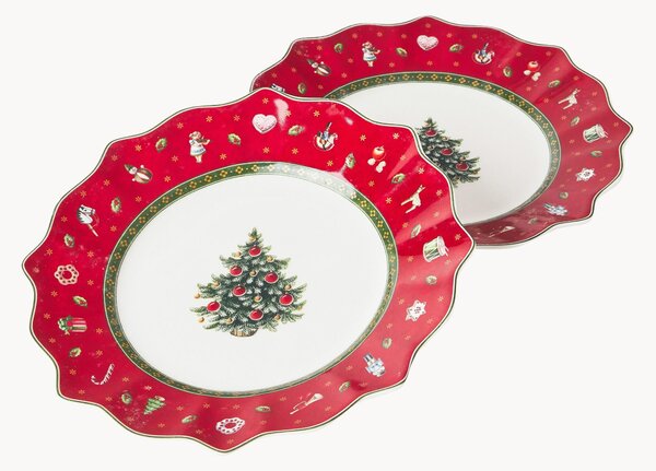 Súprava tanierov z porcelánu Toy's Delight, 2 osoby (6 dielov)