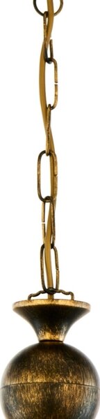 Brilagi - Luster na reťazi MOLLERO 1xE27/15W/230V priemer 24 cm bronz/patina