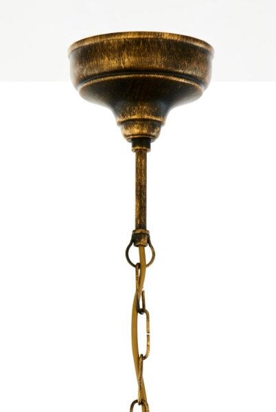 Brilagi - Luster na reťazi MOLLERO 1xE27/15W/230V priemer 24 cm bronz/patina