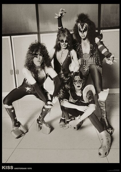 Plagát, Obraz - Kiss - Amsterdam 1976