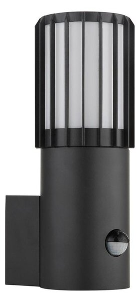 Globo 32160S - Vonkajšie nástenné svietidlo so senzorom MERVIN 1xE27/15W/230V IP54