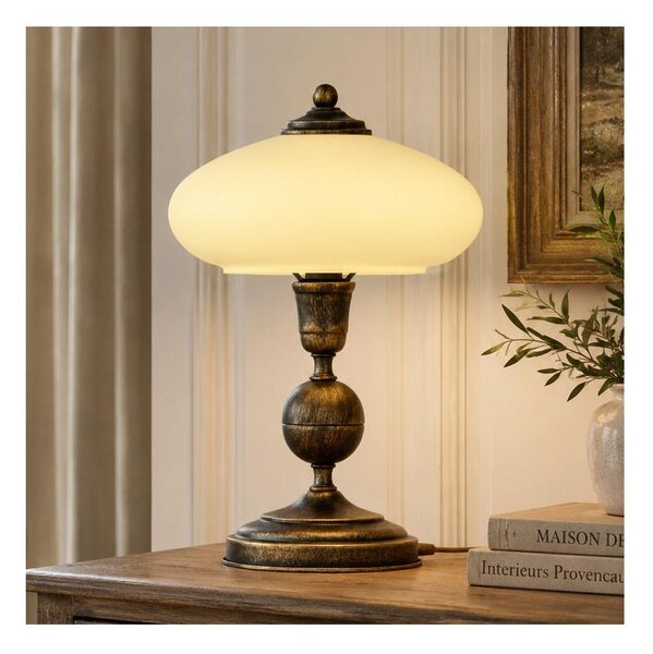 Brilagi - Stolná lampa MOLLERO 1xE14/11W/230V bronz/patina