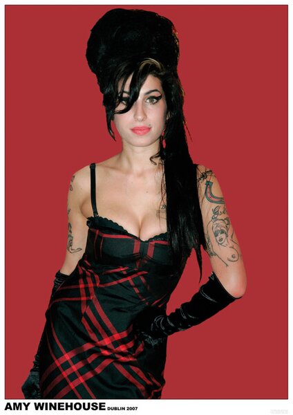 Plagát, Obraz - Amy Winehouse - Dublin 2007