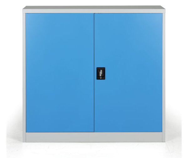 Kovová spisová skriňa, demontovaná, 2 police, 1200 x 1150 x 400 mm, modrá