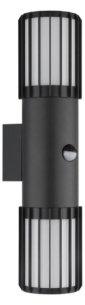 Globo 32160-2S - Vonkajšie nástenné svietidlo so senzorom MERVIN 2xE27/15W/230V IP54