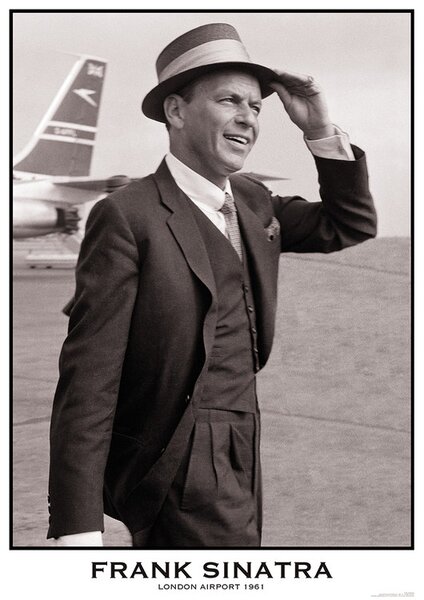 Plagát, Obraz - Frank Sinatra - London Airport 1961