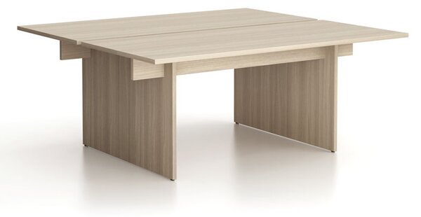 Stôl double SOLID, 180x165 cm, dub prírodný