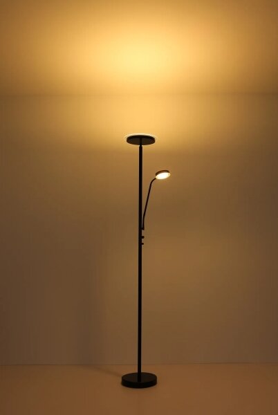 Globo 59092 - LED stojacia lampa ERNST LED/18,5W/230V + LED/4,5W