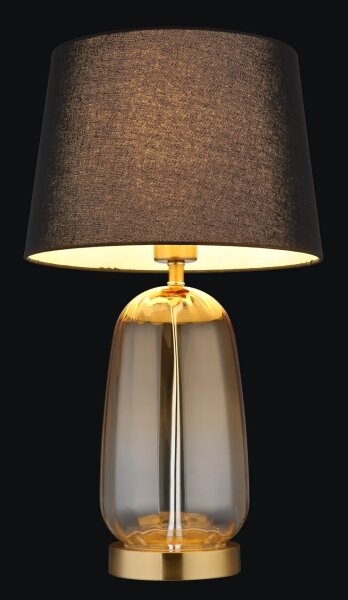 Globo 24142S - Stolná lampa CLASSY 1xE27/40W/230V čierna/hnedá