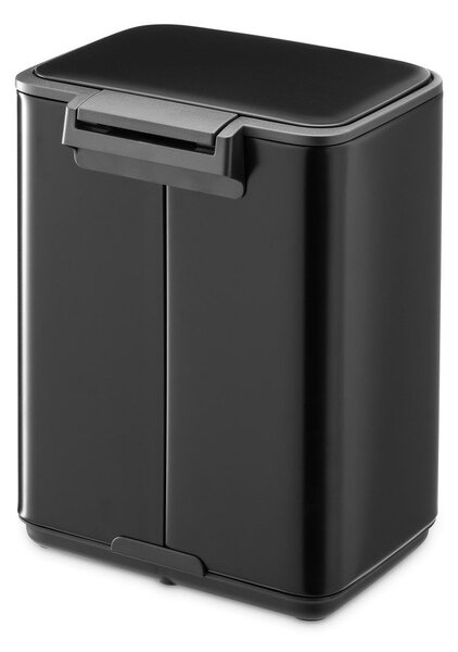 Matne čierny pedálový oceľový odpadkový kôš 4 l Bo – Brabantia