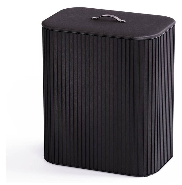 Čierny bambusový kôš na bielizeň 2x45 l Tota Luxe – Joseph Joseph