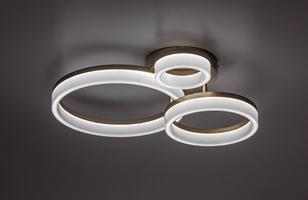Rabalux 71383 - LED Stropné svietidlo AMILIA LED/24W/230V 3000/4000/6500K zlatá