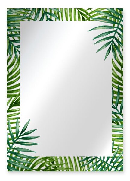 Nástenné zrkadlo Surdic Espejo Decorado Monstera, 50 × 70 cm