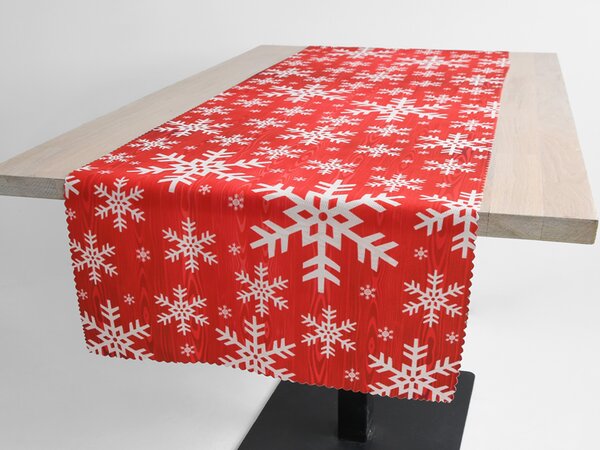 WALIA® Kuchynský behúň VLOČKY - červený 45x140 cm