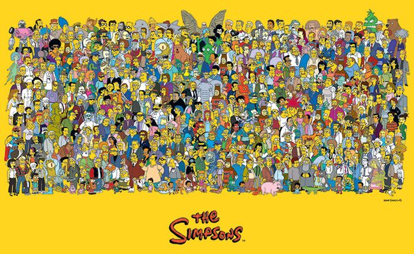 Plagát, Obraz - Simpsonovci - Characters, (91.5 x 61 cm)